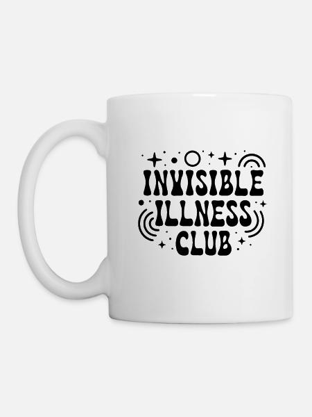 Maladie handicap invisible club - Mug blanc - blanc