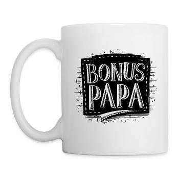 Bonus Papa - Tasse - Weiß - Links