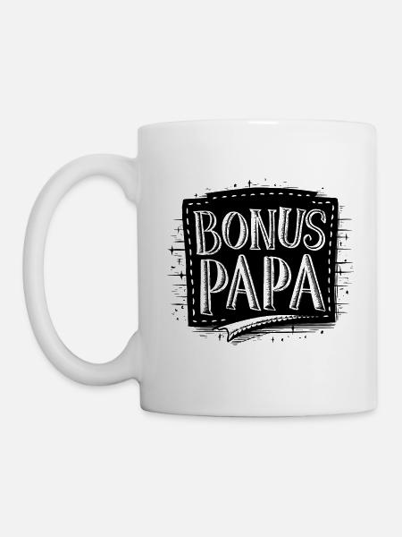 Bonus Papa - Tasse - Weiß