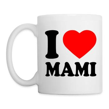 I love mami - Mug - white - Left