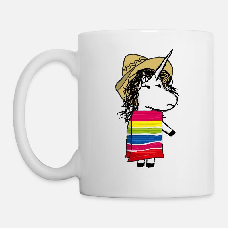 Mexikanisches Einhorn - Tasse - Weiß