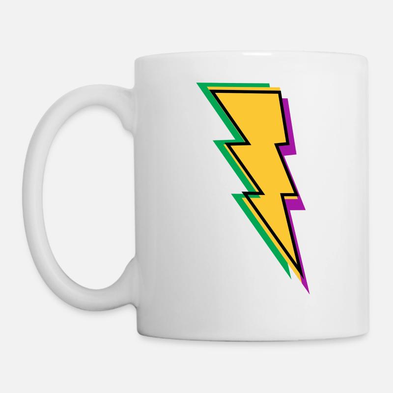 Blitz - Tasse - Weiß