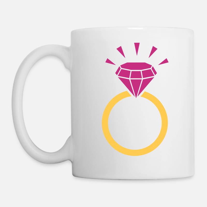 Ring - Tasse - Weiß