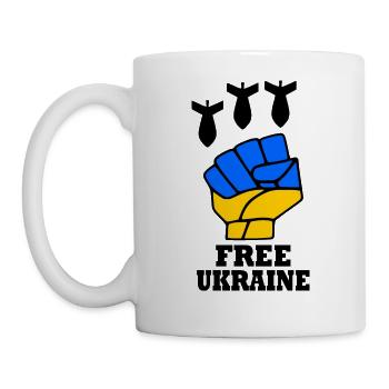 Ukraine - Mug blanc - blanc - Gauche