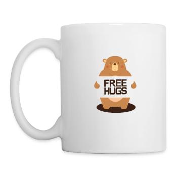 Free Hugs Bear - Mug - white - Left