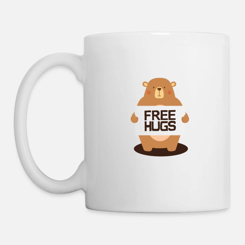 Free Hugs Bear - Mug - white