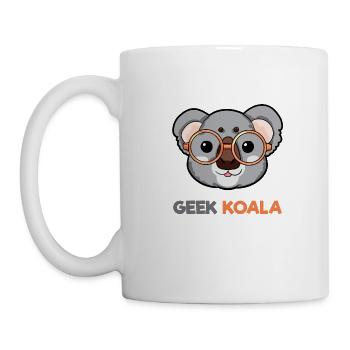 Geek Koala - Tasse - Weiß - Links