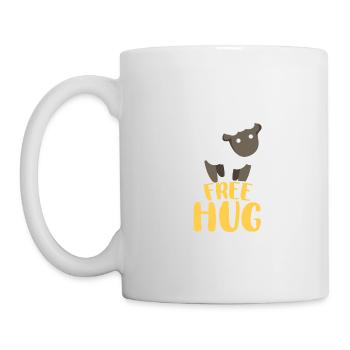 Umarmung Schaf - Tasse - Weiß - Links