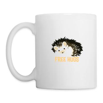Umarmung Igel - Tasse - Weiß - Links