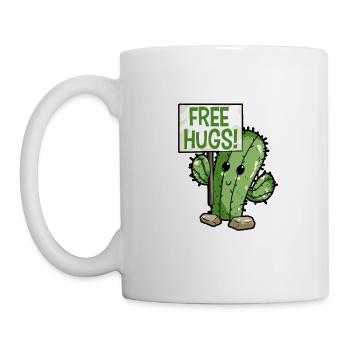 Cactus Free Hugs - Mug - white - Left