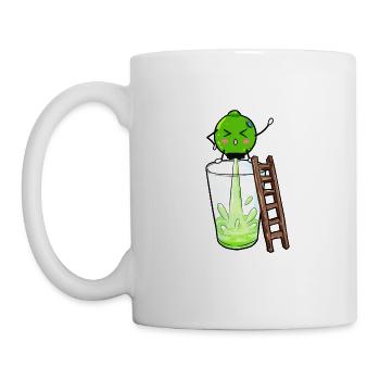 Lime pees lemonade - Mug - white - Left