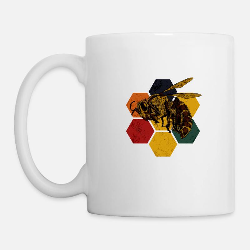 Abeille - Mug blanc - blanc