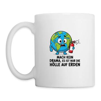 Hölle auf Erden - Tasse - Weiß - Links