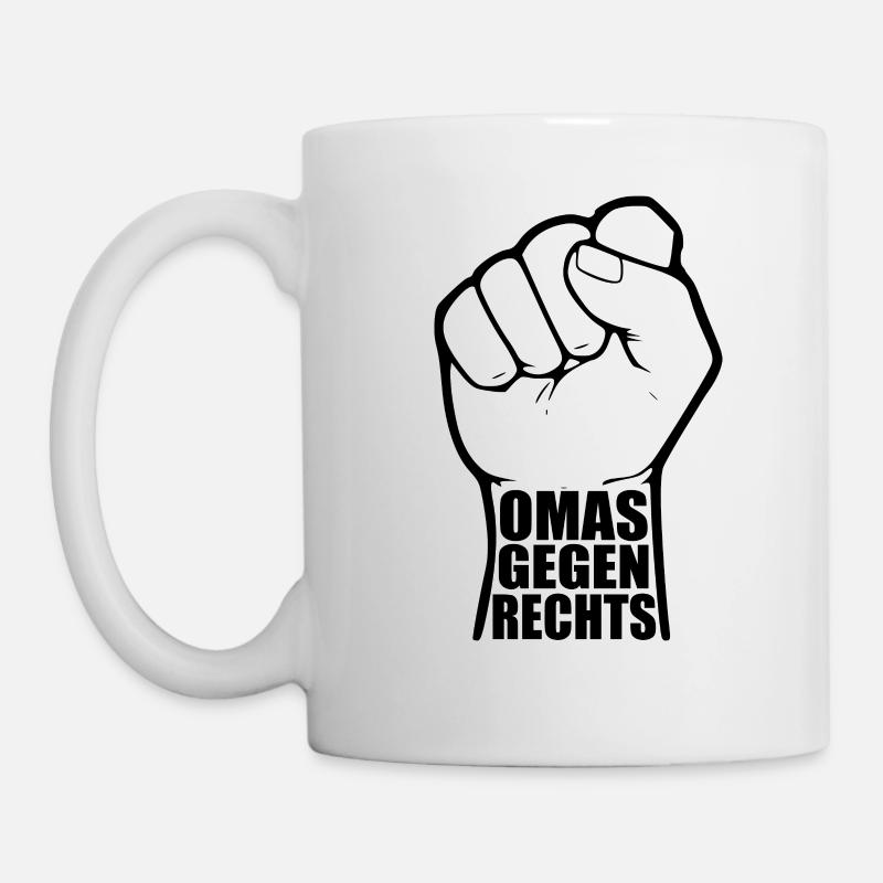 Omas gegen rechts - Tasse - Weiß