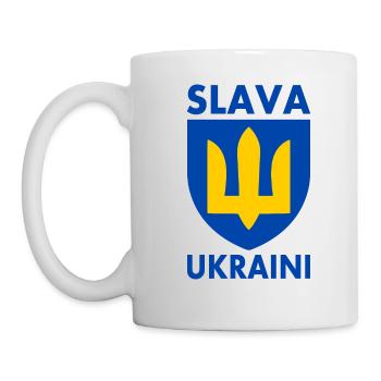 Ukraine flag - Mug - white - Left