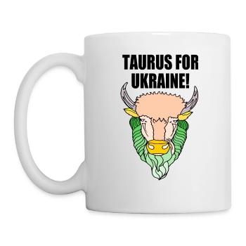 Taurus for ukraine - Mug - white - Left