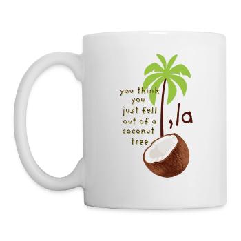Coconut Tree Kamala Harris La Democratic Election 2024 - Mug - white - Left
