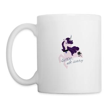 Sexy gothic unicorn - Mug - white - Left
