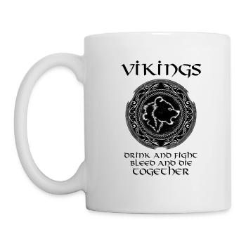 Viking Berserker Bear - Mug - white - Left