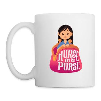 Nurse in a Purse v4 - Tasse - Weiß - Links