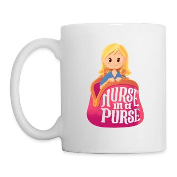 Nurse in a Purse v1 - Tasse - Weiß - Links
