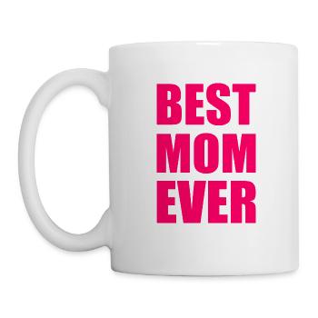 Best mom ever - Mug - white - Left