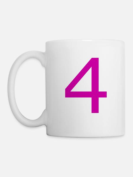 4 - Tasse - Weiß