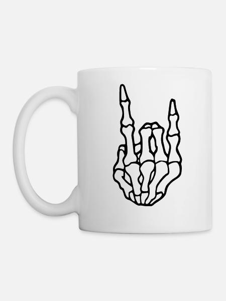Knochen - Tasse - Weiß