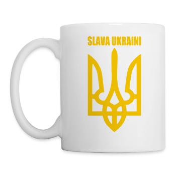 Slava ukraini - Mug - white - Left