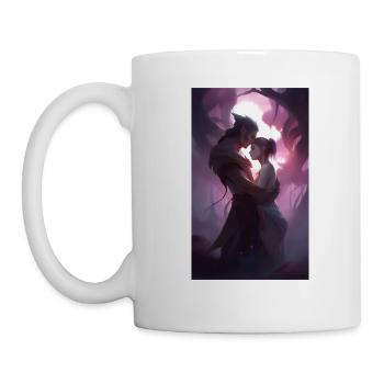 Les monstres surnaturels aiment la fantaisie - Mug blanc - blanc - Gauche