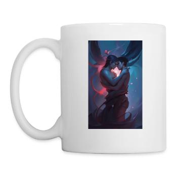 leidenschaftliche fantastische schwule Liebe - Tasse - Weiß - Links
