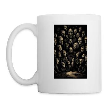 Unheimliches Großfamilientreffen - Tasse - Weiß - Links