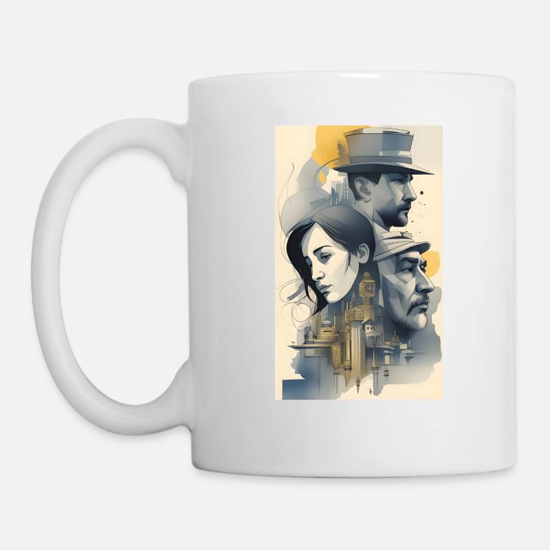 Family generations ink - Mug - white