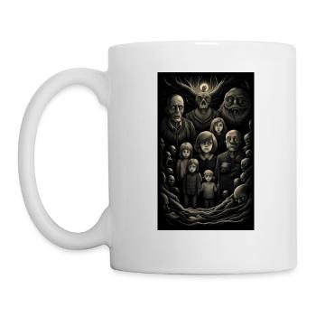 Famille sombre et spirituelle de Forest Fantasy - Mug blanc - blanc - Gauche
