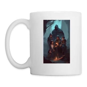 Contes familiaux de dark fantasy - Mug blanc - blanc - Gauche