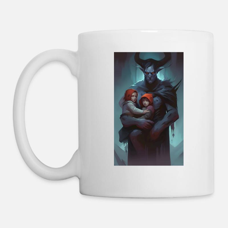 dark monster child guardian - Mug - white