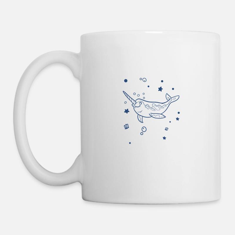Baleine - baleine - Mug blanc - blanc