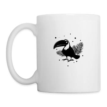 Tukan Zoo Vogel Tierfreund Naturschutz - Tasse - Weiß - Links