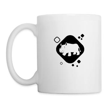 Rhino - Africa Nature Animal Lovers Wilderness Safari - Mug blanc - blanc - Gauche