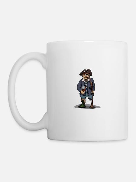 Pirat - Tasse - Weiß