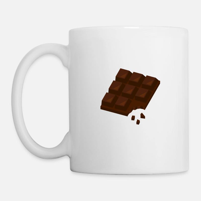 Chocolate Chalkboard I Chocolate I Bite I Tie I Ya - Mug - white