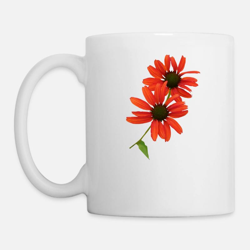 Echinacea ist seit alters her eine Heilpflanze - Tasse - Weiß
