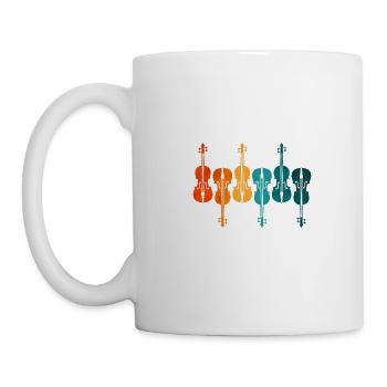 Violin Violin Classical Music - Mug - white - Left