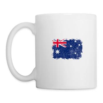 Drapeau australien - Mug blanc - blanc - Gauche