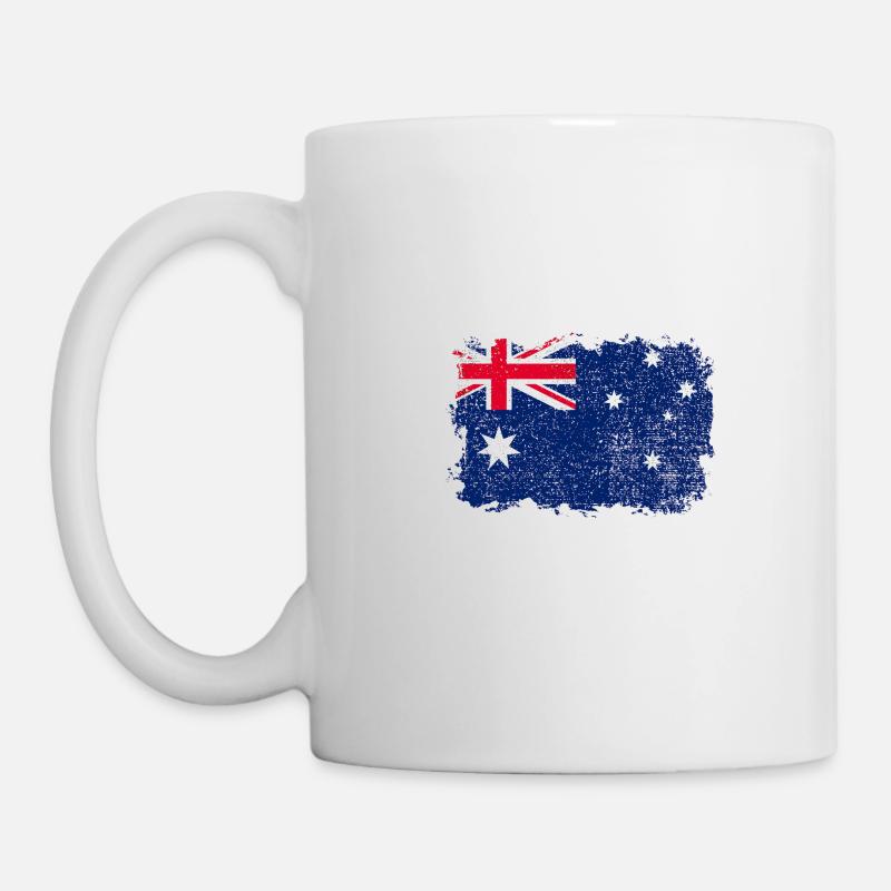 Australian Flag - Mug - white