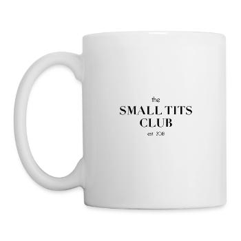 small tits club - Tasse - Weiß - Links