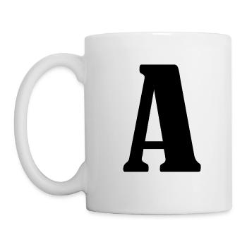 A - Tasse - Weiß - Links