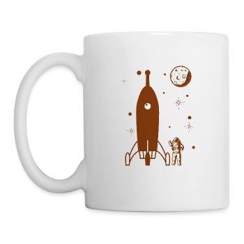 Astronaut - Space - Rocket - Universe - Mug - white - Left
