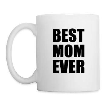 Best mom ever - Mug - white - Left