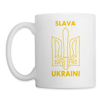 Slava ukraini - Mug - white - Left